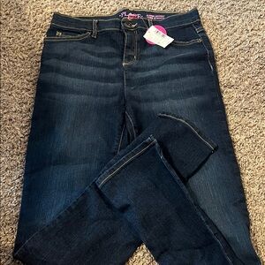 Place Women's Deep Indigo Skinny Jeans